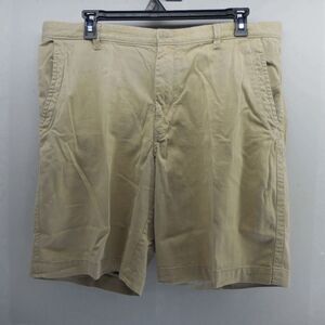 Tommy Bahama Men's Silk Cotton Blend Shorts 42 Tan Flat Front Casual Island Golf
